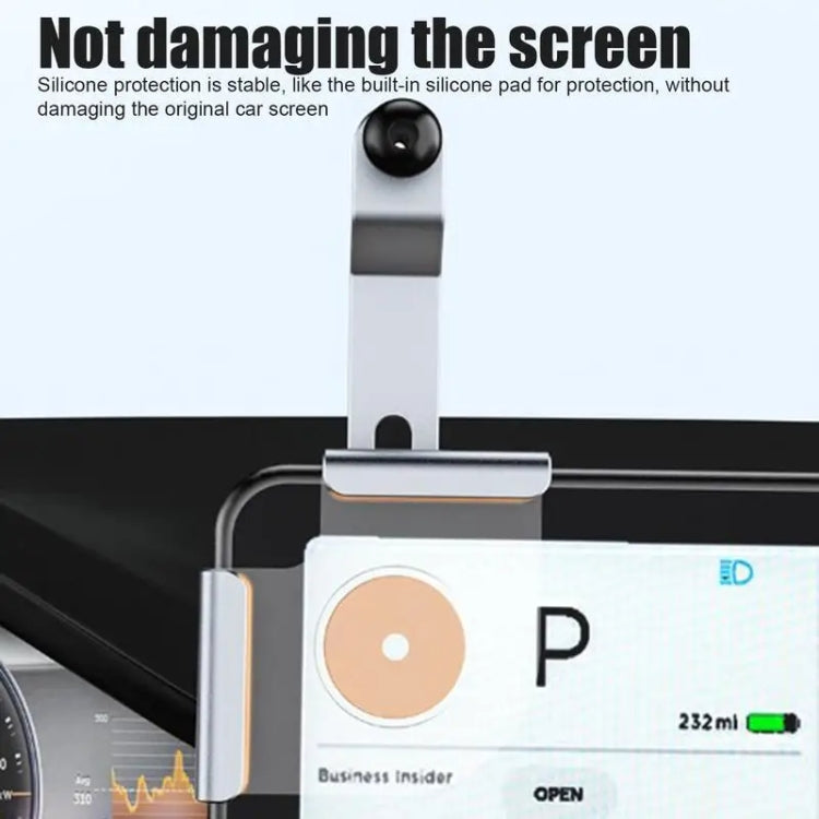 Car Screen Phone Holder Base For Tesla Model 3 And Other Models, Model: Base + Magnetic Stand - Car Holders by PMC Jewellery | Online Shopping South Africa | PMC Jewellery | Buy Now Pay Later Mobicred