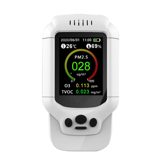 8-In-1 Air Quality Detector PM2.5 / PM1.0 / PM10 / HCHO / TVOC / O3 / Temperature / Humidity Monitor - Air & Water Quality Tester by PMC Jewellery | Online Shopping South Africa | PMC Jewellery | Buy Now Pay Later Mobicred