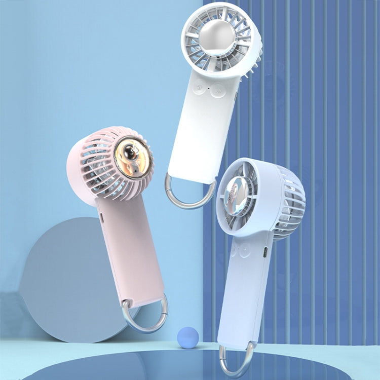 Outdoor Handheld Ice Air Conditioning Fan Astronaut Night Light Semiconductor Cooling Fan(Light Blue) - Electric Fans by PMC Jewellery | Online Shopping South Africa | PMC Jewellery | Buy Now Pay Later Mobicred