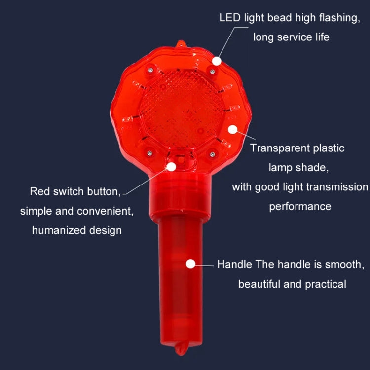 Traffic Warning Plum Blossom Light Handheld Construction Roadblock Light - Warning Lights by PMC Jewellery | Online Shopping South Africa | PMC Jewellery | Buy Now Pay Later Mobicred