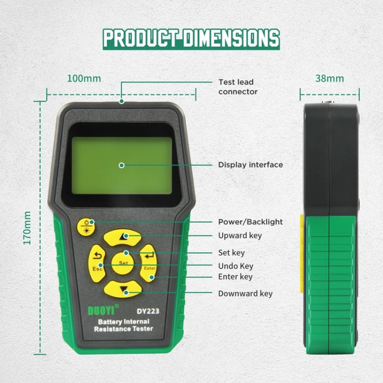 DUOYI DY223 Electrical Vehicle Voltage Testing And Fault Diagnostic Instrument(Test Clip+Guage Pen+Clip Base) - Electronic Test by DUOYI | Online Shopping South Africa | PMC Jewellery | Buy Now Pay Later Mobicred