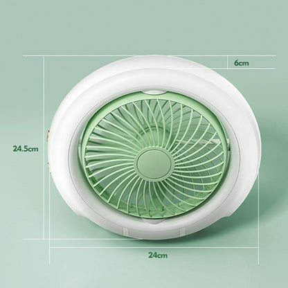 Night Light Desktop Folding Fan Outdoor Camping Hanging Mini Fan, Color: Green Upgraded - Electric Fans by PMC Jewellery | Online Shopping South Africa | PMC Jewellery | Buy Now Pay Later Mobicred