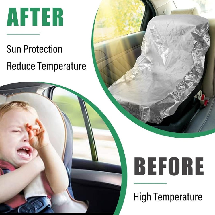 50x90cm Universal Baby Safety Seat Sunshade Dustproof Cover(Silver) - Seat Accessories by PMC Jewellery | Online Shopping South Africa | PMC Jewellery | Buy Now Pay Later Mobicred