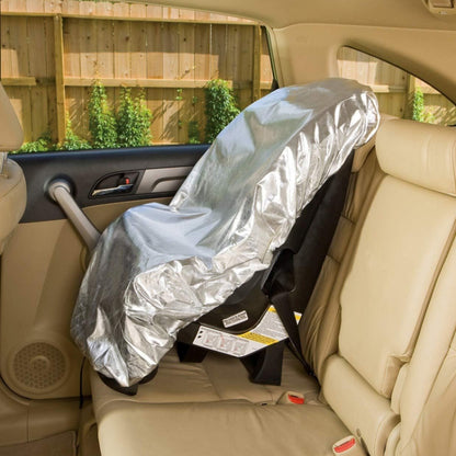 50x90cm Universal Baby Safety Seat Sunshade Dustproof Cover(Silver) - Seat Accessories by PMC Jewellery | Online Shopping South Africa | PMC Jewellery | Buy Now Pay Later Mobicred