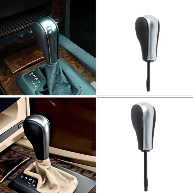 For BMW E Chassis Gear Lever Head, Universal For Left And Right Driving, Style: 3/5/7 Series X3 Z3 X6 Round Head Carbon Fiber Pattern - Shift Knob by PMC Jewellery | Online Shopping South Africa | PMC Jewellery | Buy Now Pay Later Mobicred