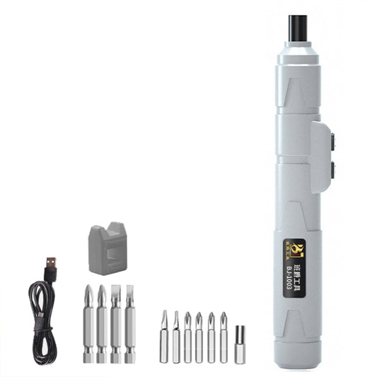 12pcs /Set Pen-Type Micro Precision Electric Screwdriver Set Mini Mobile Phone Watch Screwdriver - Screwdriver by PMC Jewellery | Online Shopping South Africa | PMC Jewellery | Buy Now Pay Later Mobicred