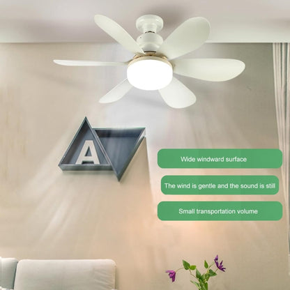 Home Small Fan Light E27 Snail Mouth Suspension Fan Lamp, Size: 520x185mm 40W Multi-color(Remote Control Without Base) - Electric Fans by PMC Jewellery | Online Shopping South Africa | PMC Jewellery | Buy Now Pay Later Mobicred