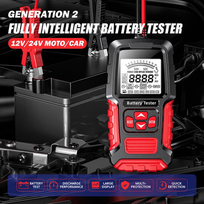 FOXSUR Automobile Motorcycle Battery Voltage Capacity Tester - Battery Charger by FOXSUR | Online Shopping South Africa | PMC Jewellery | Buy Now Pay Later Mobicred