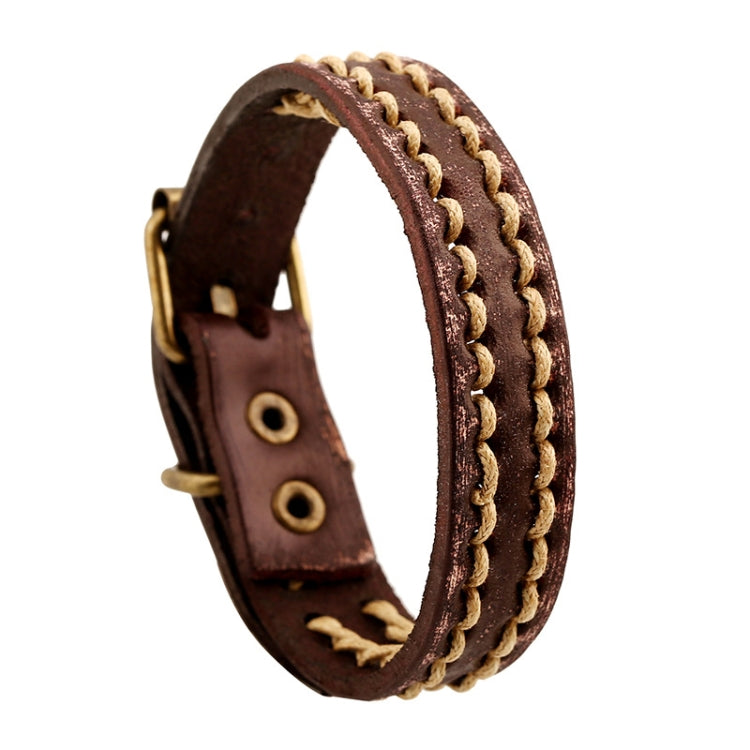 Simple Vintage Braided Bracelet Personalized Adjustable Bracelet(Retro Brown) - Bracelets by PMC Jewellery | Online Shopping South Africa | PMC Jewellery | Buy Now Pay Later Mobicred