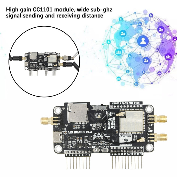 3 In 1 WIFI NRF24+ESP32 Multi-Function Expansion Module(For Flipper Zero) - Modules Expansions Accessories by PMC Jewellery | Online Shopping South Africa | PMC Jewellery | Buy Now Pay Later Mobicred