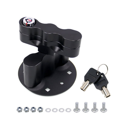 Car Modification RX Fuel Tank Bracket With Key(Black) - Engine Fittings by PMC Jewellery | Online Shopping South Africa | PMC Jewellery | Buy Now Pay Later Mobicred