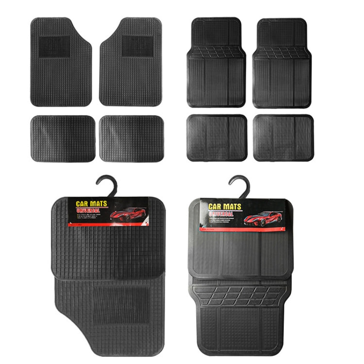 4pcs/Set Car PVC Anti-slip Waterproof Durable Floor Mats(Stripes) - Floor Mats by PMC Jewellery | Online Shopping South Africa | PMC Jewellery | Buy Now Pay Later Mobicred