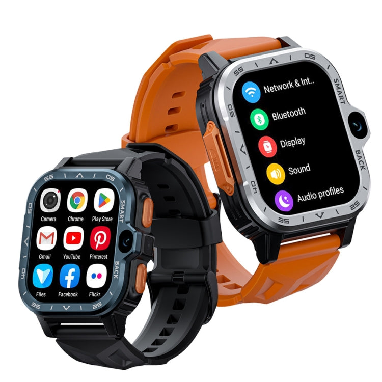 LOKMAT APPLLP 4 MAX 2.02-Inch Android 8.1 Full Network Wifi Card Bluetooth Smart Watch(Silver 64G) - Smart Watches by LOKMAT | Online Shopping South Africa | PMC Jewellery | Buy Now Pay Later Mobicred