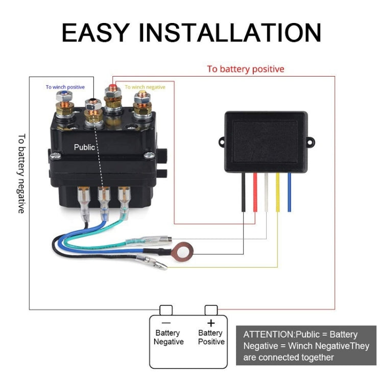 Wireless Remote Control SUV Truck Electric Winch, Model: 213X - Relays by PMC Jewellery | Online Shopping South Africa | PMC Jewellery | Buy Now Pay Later Mobicred