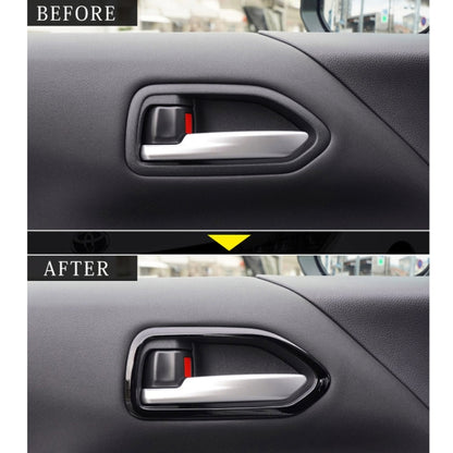 For Toyota 2022 VOXY/NOAH 90 Series Right-hand Drive Door Handle Patch Frame(Piano Black) - Car Interior Mouldings by PMC Jewellery | Online Shopping South Africa | PMC Jewellery | Buy Now Pay Later Mobicred