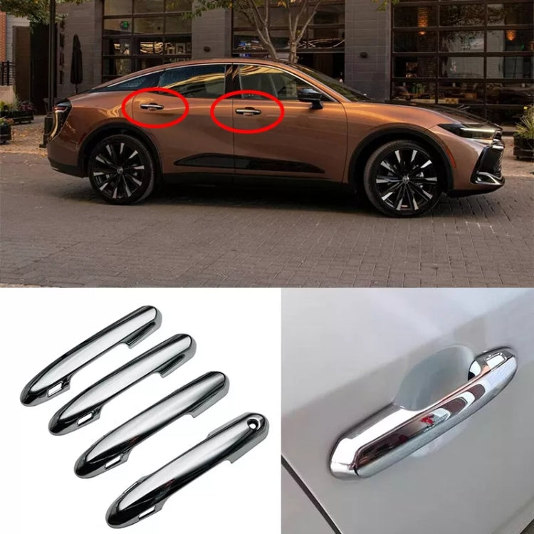 For 2023 Toyota Crown Right-hand Drive Door Handle Protection Cover Decoration(Electroplating Mirror) - Decorative Strip by PMC Jewellery | Online Shopping South Africa | PMC Jewellery | Buy Now Pay Later Mobicred