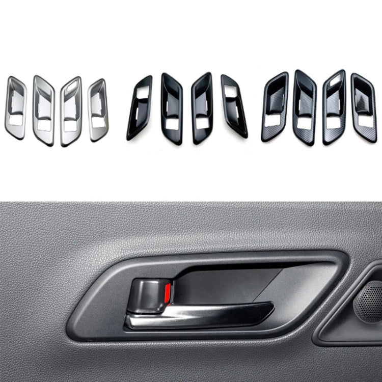 For 2023 Toyota Crown Door Handle Cover Decorative Frame, Style: Left-hand Drive(Carbon Fiber) - Decorative Strip by PMC Jewellery | Online Shopping South Africa | PMC Jewellery | Buy Now Pay Later Mobicred