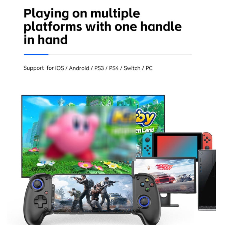 BSP-D10 Wireless Stretch Game Controller for Switch / Android / IOS / PC / PS3 / PS4(Pink) - Controller Gamepad by PMC Jewellery | Online Shopping South Africa | PMC Jewellery | Buy Now Pay Later Mobicred