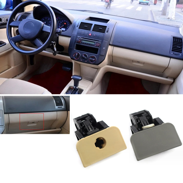 For 2002-2009 Volkswagen Polo OE 6Q0857131D Glove Box Lid Handle, Color: Beige - Door Handles by PMC Jewellery | Online Shopping South Africa | PMC Jewellery | Buy Now Pay Later Mobicred