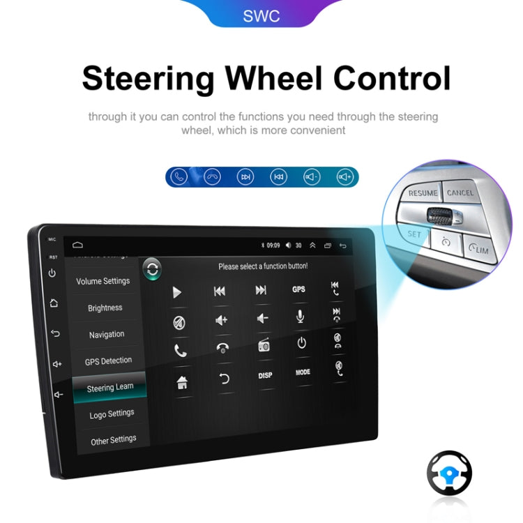 Universal 9 Inch 8 Core CarPlay Android Navigation Car Center Control All-In-One Monitor, Memory: 4+64G(Standard+AHD Camera) - Car MP3 & MP4 & MP5 by PMC Jewellery | Online Shopping South Africa | PMC Jewellery | Buy Now Pay Later Mobicred