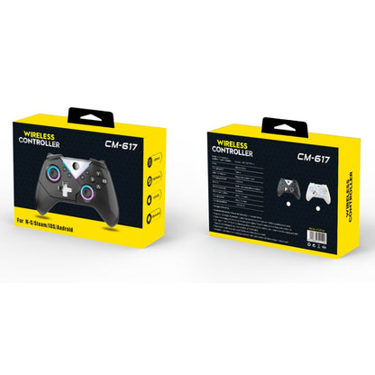 CM-617  Wireless Bluetooth Game Controller for Switch / Android / IOS / PC / Smart TV(Colorful Black) - Gamepads by PMC Jewellery | Online Shopping South Africa | PMC Jewellery | Buy Now Pay Later Mobicred