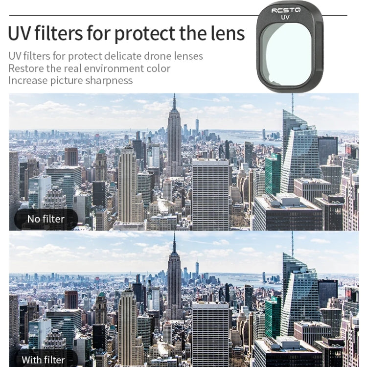 For DJI Mini 4 Pro RCSTQ Filter HD Protective Mirror Drone Accessories, Style: ND-PL64 - Mavic Lens Filter by RCSTQ | Online Shopping South Africa | PMC Jewellery | Buy Now Pay Later Mobicred