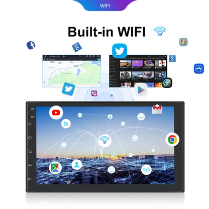 7inch Android 13.0 Dual Butt Universal Wireless Carplay Car Navigation Center Control All-In-One Monitor(Standard+AHD Camera) - Car MP3 & MP4 & MP5 by PMC Jewellery | Online Shopping South Africa | PMC Jewellery | Buy Now Pay Later Mobicred