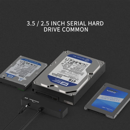 Blueendless US35 USB3.0 To SATA Adapter 2.5 / 3.5-Inch Hard Drive SSD Reader, Spec: Type-C US Plug - USB to IDE / SATA by Blueendless | Online Shopping South Africa | PMC Jewellery | Buy Now Pay Later Mobicred