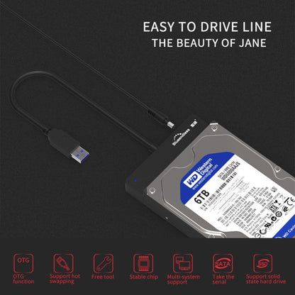 Blueendless US35 USB3.0 To SATA Adapter 2.5 / 3.5-Inch Hard Drive SSD Reader, Spec: Type-C 12V2A - USB to IDE / SATA by Blueendless | Online Shopping South Africa | PMC Jewellery | Buy Now Pay Later Mobicred