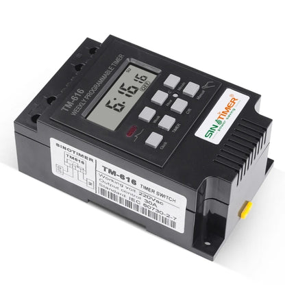 SINOTIMER TM616B-1 110V 30A Weekly Programmable Digital Timer Switch Relay Control - Switch by SINOTIMER | Online Shopping South Africa | PMC Jewellery | Buy Now Pay Later Mobicred