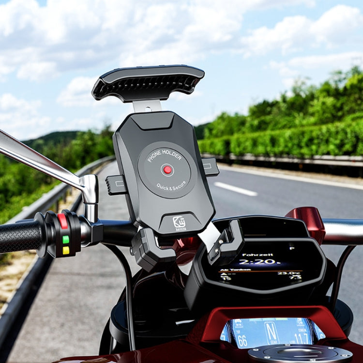 Kewig Motorcycle Heightened Navigation Bracket Outdoor Riding Anti-Theft Cell Phone Holder, Model: M14-C3 - Holder by Kewig | Online Shopping South Africa | PMC Jewellery | Buy Now Pay Later Mobicred