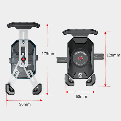 Kewig Motorcycle Heightened Navigation Bracket Outdoor Riding Anti-Theft Cell Phone Holder, Model: M14-C3 - Holder by Kewig | Online Shopping South Africa | PMC Jewellery | Buy Now Pay Later Mobicred