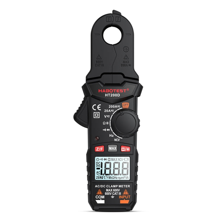 HABOTEST Mini Clamp Multimeter Portable Digital Ammeter - Digital Multimeter by HABOTEST | Online Shopping South Africa | PMC Jewellery | Buy Now Pay Later Mobicred