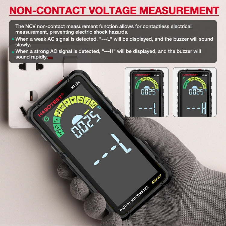 HABOTEST Automatic Range Digital Display Ultra-Clear Intelligent Current Multimeter - Digital Multimeter by HABOTEST | Online Shopping South Africa | PMC Jewellery | Buy Now Pay Later Mobicred