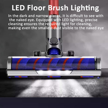 For Dyson V10 Slim V12 Slim  Vacuum Cleaner Soft Velvet Floor Brush Head with LED Lighting Independent Motor - For Dyson Accessories by PMC Jewellery | Online Shopping South Africa | PMC Jewellery | Buy Now Pay Later Mobicred