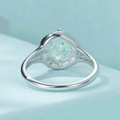 S925 Sterling Silver Platinum Plated Clear Dreamy Ice Zircon Ring(No.6) - Rings by PMC Jewellery | Online Shopping South Africa | PMC Jewellery | Buy Now Pay Later Mobicred