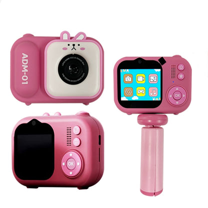 2.4 Inch IPS Screen 48MP Dual Lens Kids Digital Camera Mini Video Camera With 32G TF Card Pink Bunny - Children Cameras by PMC Jewellery | Online Shopping South Africa | PMC Jewellery | Buy Now Pay Later Mobicred