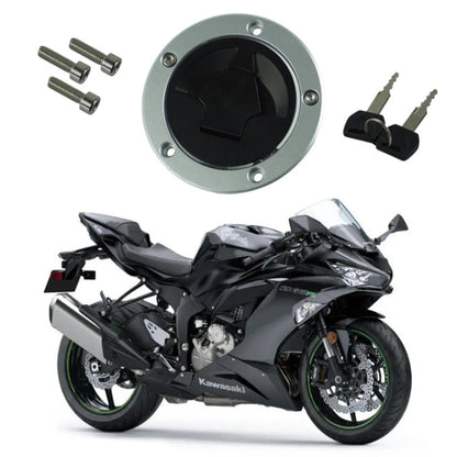 Motorcycle Fuel Tank Cap For Kawasaki ZX6R/ZX10R/ZX-14/Z1000/Z750 - Theft Protection by PMC Jewellery | Online Shopping South Africa | PMC Jewellery | Buy Now Pay Later Mobicred