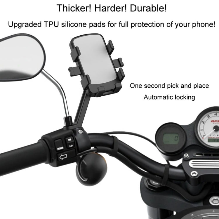 Mountain Road Bike Phone Holder Motorcycle Aluminum Alloy Riding Navigation Bracket, Model: Handlebar Model - Holder by PMC Jewellery | Online Shopping South Africa | PMC Jewellery | Buy Now Pay Later Mobicred