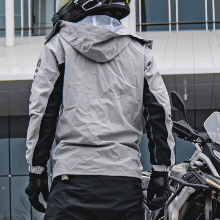 SULAITE Outdoor Motorcycle Riding Full Body Split Raincoat Suit, Size: XXXL(Gray) - Raincoat by SULAITE | Online Shopping South Africa | PMC Jewellery | Buy Now Pay Later Mobicred