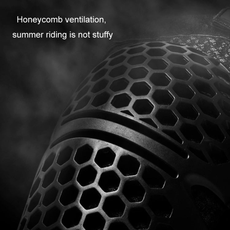 SULAITE Cycling Honeycomb Breathable Heat Dissipation Motorcycle Adjustable Protective Gear, Style: 2pcs /Set Knee Pads - Protective Gear by SULAITE | Online Shopping South Africa | PMC Jewellery | Buy Now Pay Later Mobicred