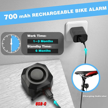 SF32R+03C Electric Motorcycle / Bike Anti-theft Alarm Home Wiring Free Vibration Alarm - Security Alarm System by PMC Jewellery | Online Shopping South Africa | PMC Jewellery | Buy Now Pay Later Mobicred