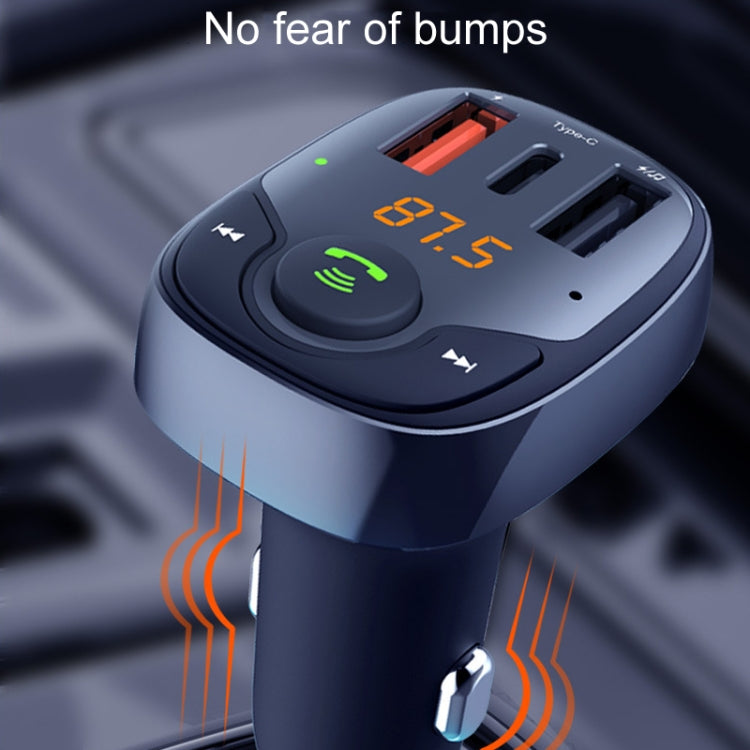 36W Car Bluetooth MP3 Player FM Transmitter Multifunctional Car Charger, Model: S-15PD - Bluetooth Car Kits by PMC Jewellery | Online Shopping South Africa | PMC Jewellery | Buy Now Pay Later Mobicred