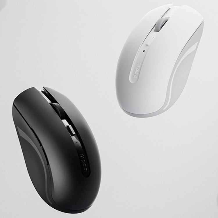 Rapoo M350G Bluetooth/2.4G Wireless Mouse Office Desktop Laptop Mute Mouse(White) - Wireless Mice by Rapoo | Online Shopping South Africa | PMC Jewellery | Buy Now Pay Later Mobicred