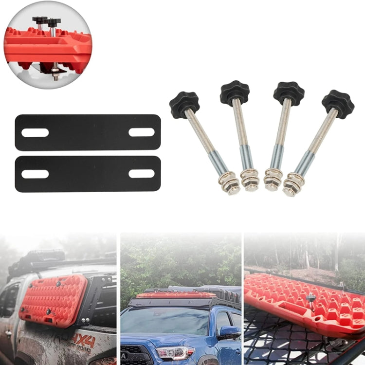 Traction Board Mounting Pins Kit Universal For 4.72"-6.69" Hole Spacing Recovery Tracks - Others by PMC Jewellery | Online Shopping South Africa | PMC Jewellery | Buy Now Pay Later Mobicred