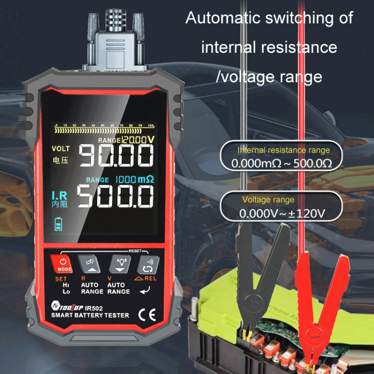 Battery Internal Resistance Tester Lead-Acid Alkaline Lithium Battery Tester, Model: IR502 - Battery & Resistance Tester by PMC Jewellery | Online Shopping South Africa | PMC Jewellery | Buy Now Pay Later Mobicred