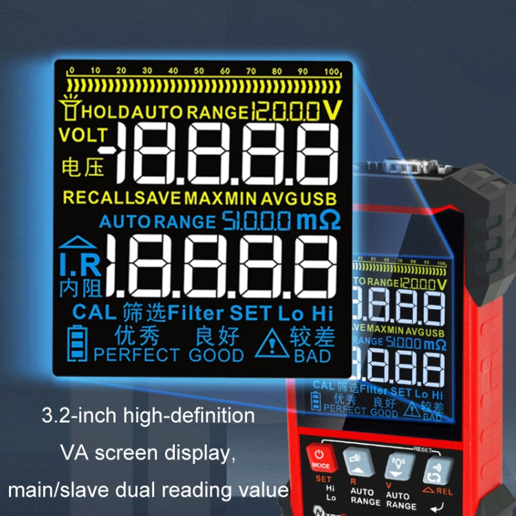 Battery Internal Resistance Tester Lead-Acid Alkaline Lithium Battery Tester, Model: IR500 - Battery & Resistance Tester by PMC Jewellery | Online Shopping South Africa | PMC Jewellery | Buy Now Pay Later Mobicred