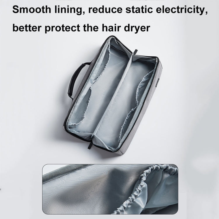 For Dyson Baona BN-DS010 Large Capacity Waterproof Hair Dryer Storage Bag(Gray) - For Dyson Accessories by Baona | Online Shopping South Africa | PMC Jewellery | Buy Now Pay Later Mobicred