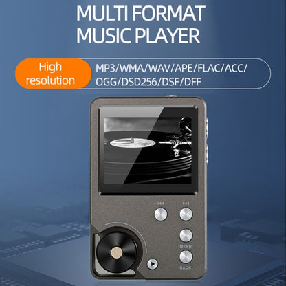 With 128GB TF Card HIFI Lossless DSD256 Music Player Sports MP3(Silver Gray) - MP3 Player by PMC Jewellery | Online Shopping South Africa | PMC Jewellery | Buy Now Pay Later Mobicred