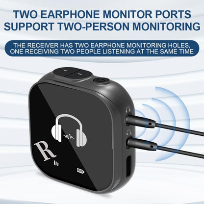 5.8G Wireless In Ear Monitor System Dual-Earphone Monitoring Transmitter Receiver, Spec: One To Four - Microphone by PMC Jewellery | Online Shopping South Africa | PMC Jewellery | Buy Now Pay Later Mobicred